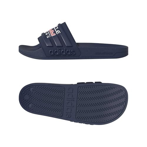 Image of adidas Mens Adilette Shower Arsenal Slides Casual Sandals Casual - Red
