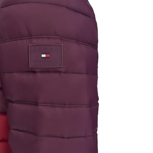 Image of Tommy Hilfiger Mens Embroidered Logo Puffer Jacket