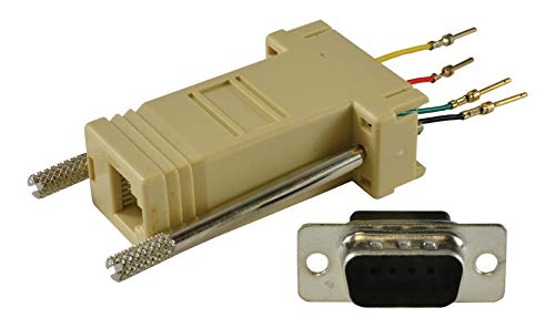 MULTICOMP - SPC19784 - Connector Adapter, D Sub, 9 Positions, Plug, RJ11, 4 Positions, Receptacle