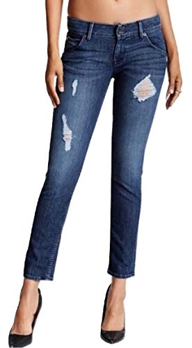 HUDSON Distressed Collin Flap Skinny Ankle Jeans Size 26