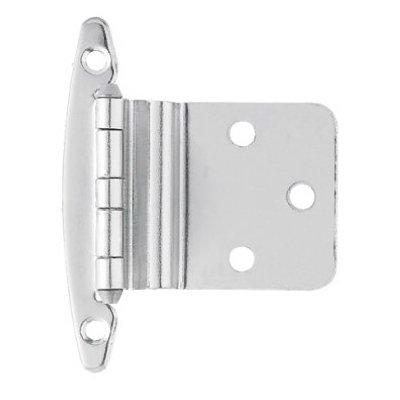 Liberty H00930C-CHR-O3 Inset Hinge, Chrome-Plated, 3/8-In. 2-Pk. - Quantity 12