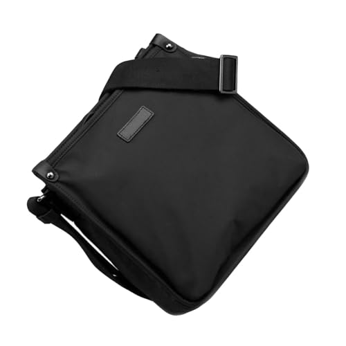 Sac bandoulière homme résistant à la rupture en tissu oxford noir