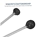 GLSTOY 2Pcs Marimba Mallets Soft Head Percussion Drumsticks for Xylophone Tongue Drum Musical Instruments Lightweight and Portable for Students and Professionals