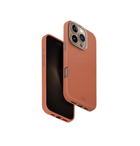 UNIQ Lyden Coque de téléphone Compatible avec iPhone 16 Pro (2024) 6.3, Chargement MAGCLICK (Terre Cuite)