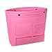 Vercord Extra Tall Felt Bag Organizer Vertical Height Design for Deep Tote and Backpack Bags Pink