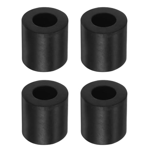DUZEPA 4Pcs Rubber Washers Rubber Spacers 20mm AD 10mm ID 20mm Thick Neoprene Round Vibration Damper Pads Insulator Bushings Spacer Sleeves