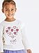 Toddler Girls Valentine Shirt Kids Tee Shirt Love Heart Shirt for Girl XOXO Holiday Ruffle Long Sleeve T-Shirt 5T