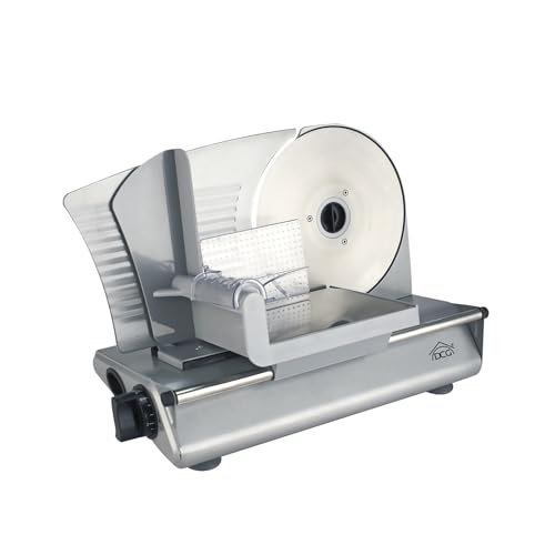 Affettatrice elettrica con lama 22 cm in acciaio inox