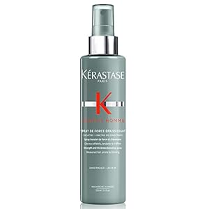 Kerastase Genesis Homme Spray De Force Thickening Hair Spray For Men – Strengthening & Volumizing, For Weakened Hair, 5.1 Fl Oz