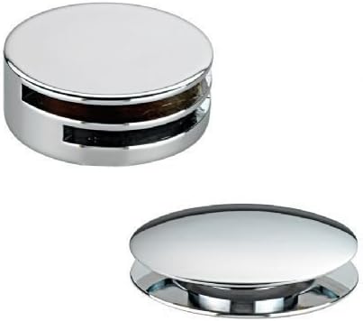 Chrome Plated Freeflow Bath Filler Round With Pop Up Waste And Overflow by Exofil