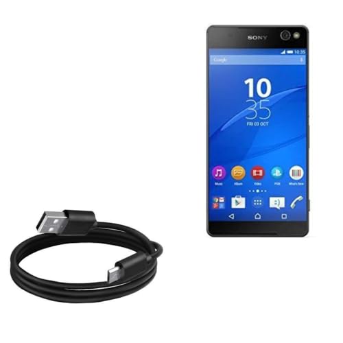 BoxWave Cable Compatible with Sony Xperia C5 Ultra - DirectSync Cable, Durable Charge and Sync