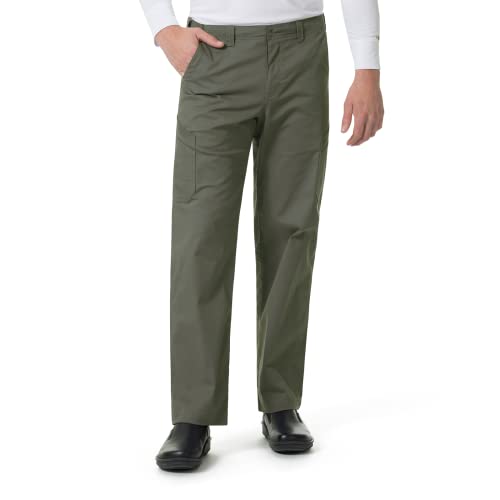 Carhartt Rugged Flex Ripstop Men’s Straight Leg Cargo Scrub Pant, Olive - image 1