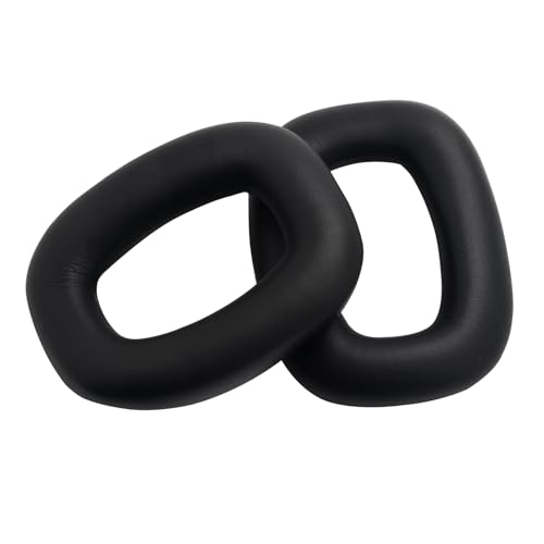 Almohadillas de repuesto para auriculares Astro A30, cubiertas acolchadas de cuero proteínico y espuma viscoelástica, compatibles con los auriculares Logitech Astro A30 (negro) miniatura 7