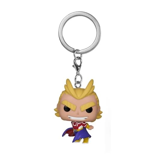 Funko Pop! Keychain: MHA - All Might - (Silver Age) - My Hero Academia - Minifigura de Vinilo Coleccionable Llavero Original - Relleno de Calcetines - Idea de Regalo- Mercancia Oficial - Anime Fans
