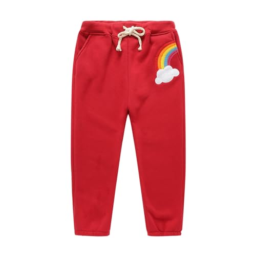 Image of Mud Kingdom Kids Fleece Jogger Pants Winter Cute Bear