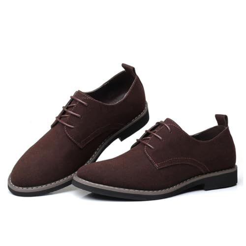 Men's Suede Oxford Shoes Lace Up Business Classic Casual Dress Shoes for Men2