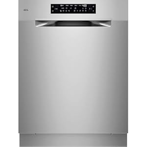 AEG Unterbau 8000 Geschirrspüler, 60cm, smarte WiFi Spülmaschine, vielseitige Körbe und sichere Glasreinigung, ZoneClean, leise 38 dB, Innenbeleuchtung, nur 8, 4L Wasserverbrauch, GU8200A2SCM