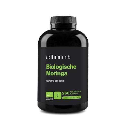 Biologische Moringa, 1800 mg, 260 Capsules