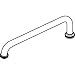 Central Brass SU-363-LH Central Brass SU-363-LH 12" Swivel Tube Spout with Hose End