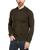 Vince Mens Wool & Cashmere-Blend Hoodie, Xl, Brown