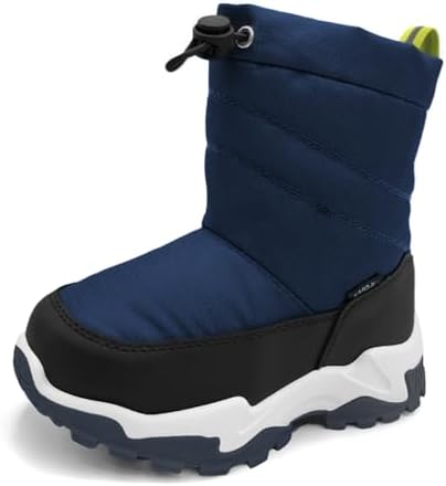 （18:30時点） [アモジ] スノーブーツ キッズ 男の子 スノーシューズ 子供 女の子 長靴 ながぐつ スキー ガールズ ジュニア ボーイズ 子ども ボア 温かい 暖かい あたたか 冬用 防寒 防水 冬 こども きっず KB9901 ブルー 23.0cm