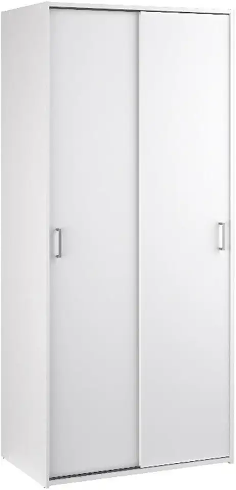 Sliding Door Wardrobe: 7 Space-Saving Designs 6 Tvilum 2-Door Sliding Wardrobe, White