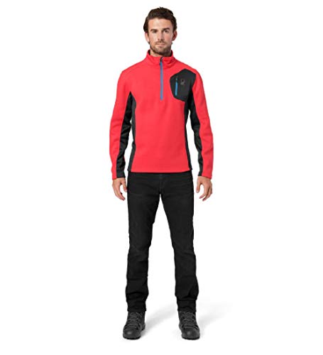Image of Spyder mens Spyder Men's Bandit Half Zip Stryke Jacket
