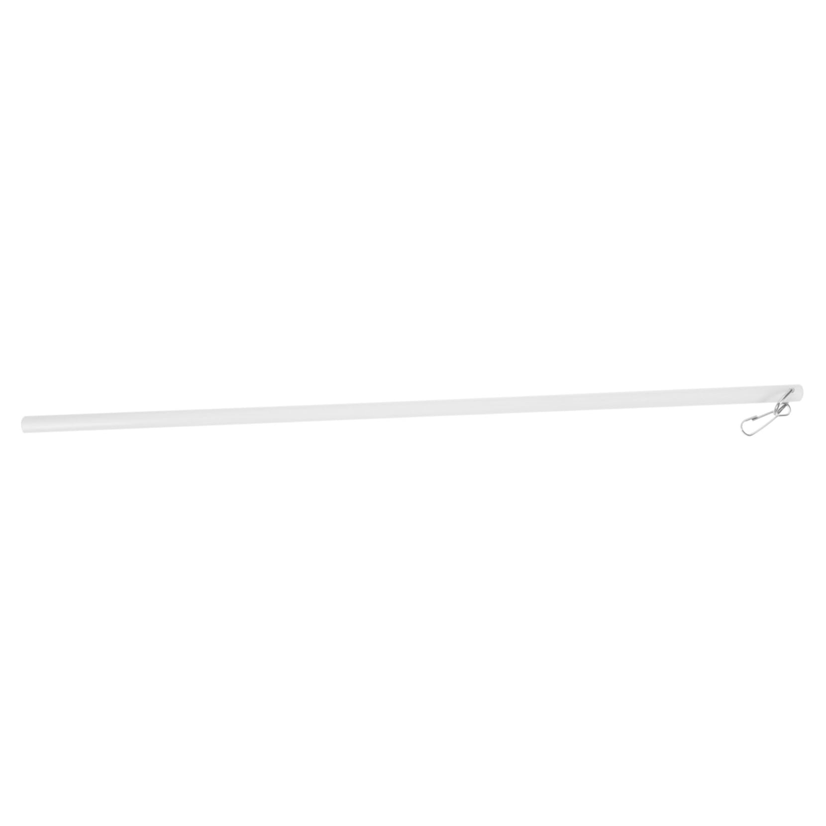 DECHOUS 5pcs Tige Aveugle Taquets De Cordon Aveugle Tringle à Rideaux Double Ajustable Rideaux Occultants Connecteur Crochets De Tringle à Rideau Penderie Penderie Pôle Acrylique Blanche