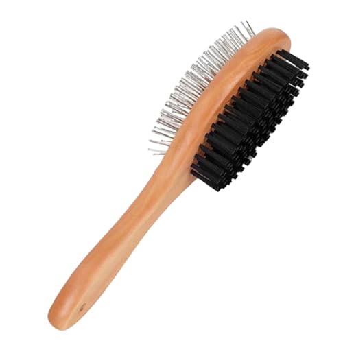 Spazzola Toelettatura Gatto - Impugnatura Ergonomica Comfort Adatta Alla | Spazzola e Pettine per Cane Toelettatura Animali Domestici,Per Massaggio Cuccioli Pelo Lungo E Corto Interno Ed Esterno