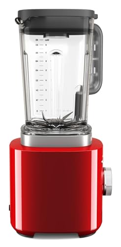 KitchenAid 5KSB2073EER Pure Power Blender, Mixeur Puissant avec Bol 2L sans BPA, 10 Vitesses et Programmes Automatiques, Rouge Empire