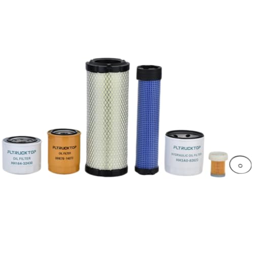 FLTRUCKTOP Filters Kit For Kubota L2501 L2800 L3200 L3400 L3700SU L3800