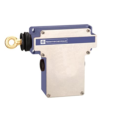 Telemecanique Sensors - XY2C Emergency Stop Rope Pull Switch, Simple Stop Pull Switch, E XY2CE, LH Side, 1NC+1 NO, XY2CE4A010