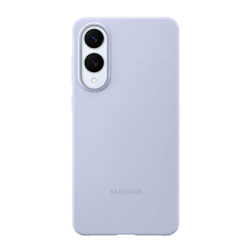 Image of Samsung Galaxy S25 Edge Silicone Phone Case, Protective Cover, Smooth Grip, Soft and Sleek Design, Seamless Fit, EF-PS937CLEGUS, Light Blue