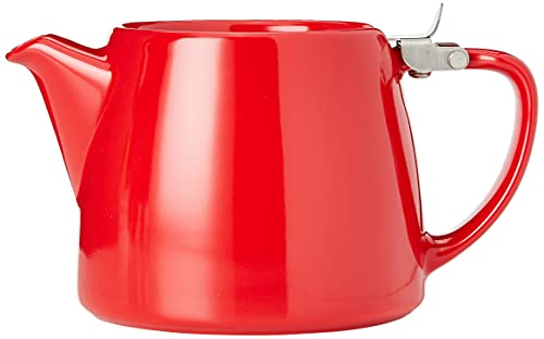 Image of Forlife Stump Teapot 530 mL, Red, Ceramic