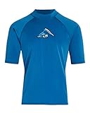 Kanu Surf Men's Standard Mercury UPF 50+ Short Sleeve Sun Protective Rashguard Swim Shirt, Abacos...