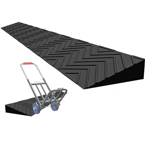 Rampe de Seuil Portables Intérieures/extérieures de 1 à 10 Cm, Rampes pour Robot de Balayage de Scooter en Fauteuil Roulant, Rampe de Seuil de Surface Antidérapante pour Fauteuil Roulant, Scooter (Co