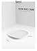 Sweese 153.001 Porcelain Square Dessert Salad Plates - 7.4 Inch - Set of 6, White