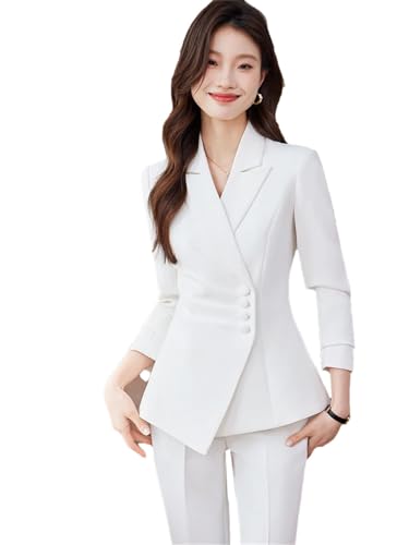 Women Pant Suit Business Work Wear Jacket Blazer and Trouser Formal 2 Piece