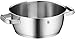 WMF Iconic Kochtopf groß 22cm, Metalldeckel, Bratentopf Induktion 3,2l, großer Topf, Cromargan Edelstahl poliert, unbeschichtet
