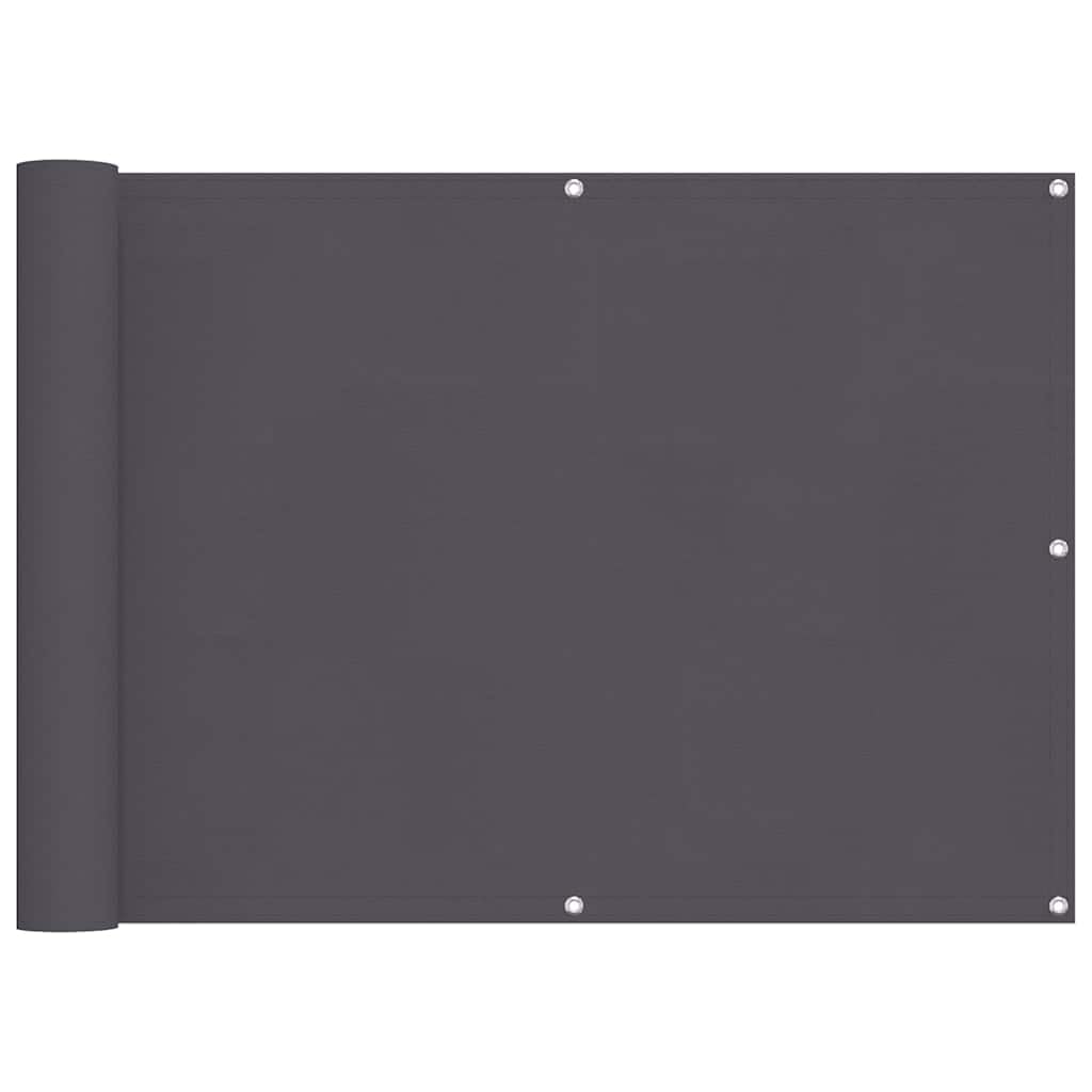 vidaXL Balcony Screen Anthracite 75x300 cm Oxford Fabric — image 1