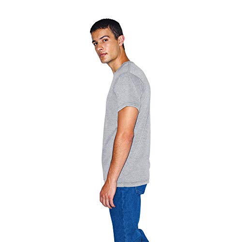 American Apparel Unisex-Adult Tri-Blend Crewneck Track Short Sleeve T-Shirt - USA Collection
