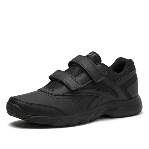 Reebok Work N Cushion 4.0 KC Black Non Slip Work Men Shoes Hook and Loop Mens Walking Shoes Black/Cold Grey5/Black 11 Medium