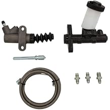 Master Slave Cylinder & Clutch Line Kit Stainless Steel compatible with 1990-2005 Mazda Miata
