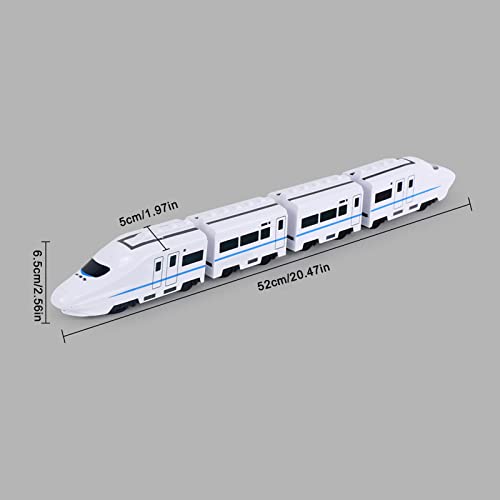 Conjuntos de trem elétrico - Simulação de brinquedo modelo de trilho de alta velocidade ABS com luze