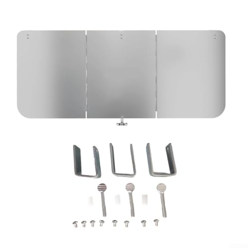 Energy Efficient Aluminum Heat Reflector Panel Compatible with Mushroom and Pyramid Flame For Patio Heaters for Improved Heat Output