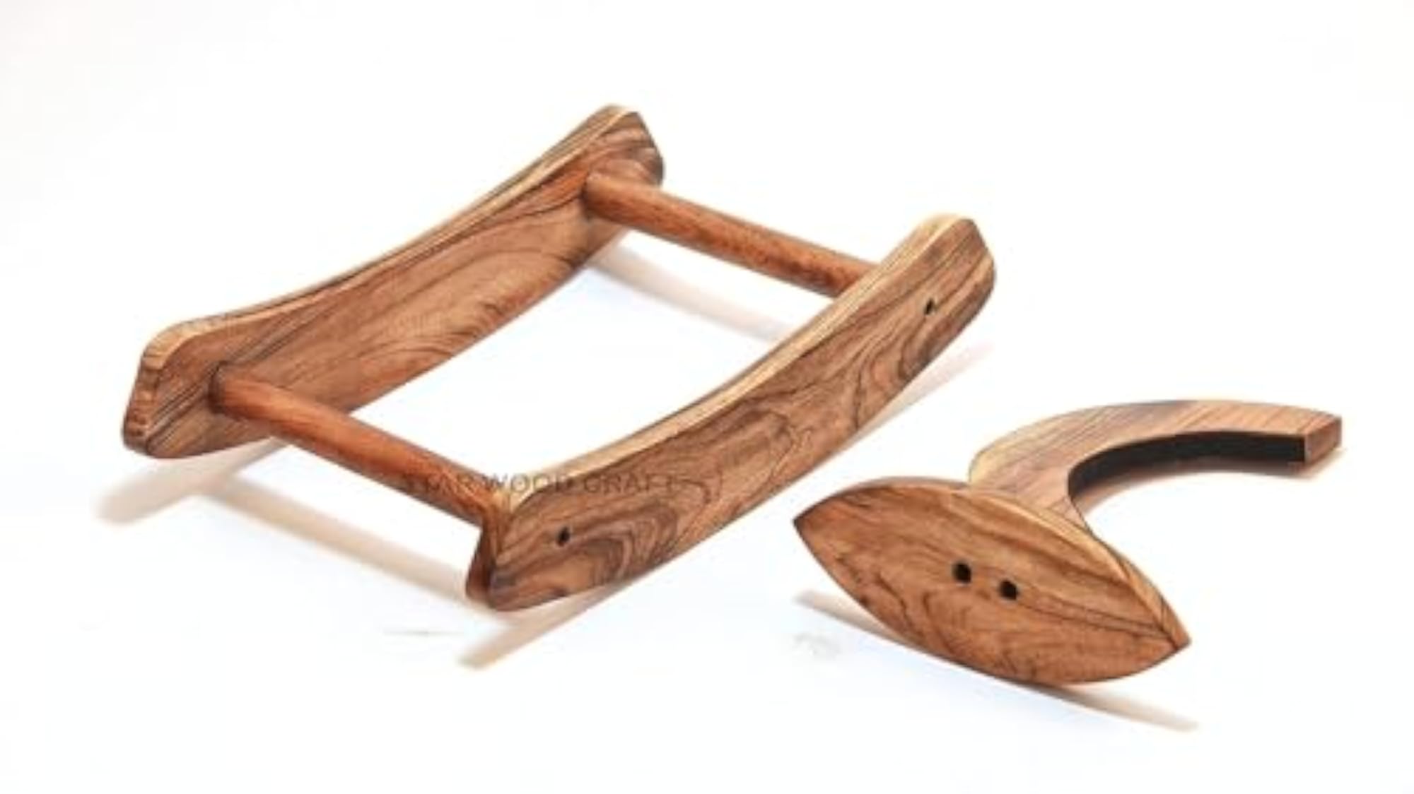 Wooden Guitar Stand Horizontal Hanger for Acoustic Instruments