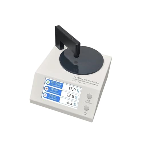 Medidor de UVB, Medidor de transmisión de espectro Medidor de transmitancia con 365 nm UV 940 nm IR 380-760 nm VL for vidrio de película tintada for ventanas LS108H