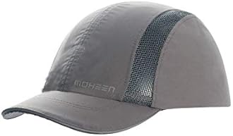Safety Bump Cap With Reflective Stripes, Lightweight and Breathable Hard Hat Head Protection Cap(Short,Grey)