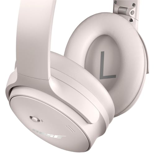 Image of Bose QuietComfort Headphones - Wireless Bluetooth Headphones, Active Over Ear Noise Cancelling and Mic, Deep Bass Bundle + Desktop Headphone Stand + Green Extreme Dual Wall Charger (White)