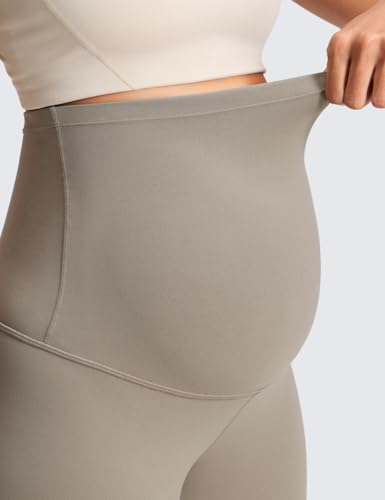 Image of CRZ YOGA Maternity Leggings 25 inch | Butterluxe, Extremely Soft, Gentle Compression, Yoga, Super High Rise, U-shaped Belly, Pregnancy and Postpartum